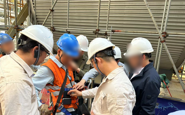 中國電建某項目部實施智能安全帶防墜落方案